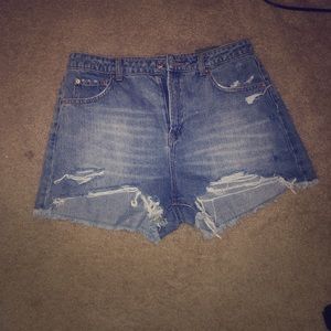 High waisted shorts size 12